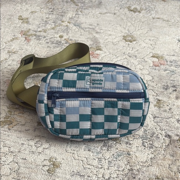 upside goods Other - Puffy Checkered Mini Hip Bag